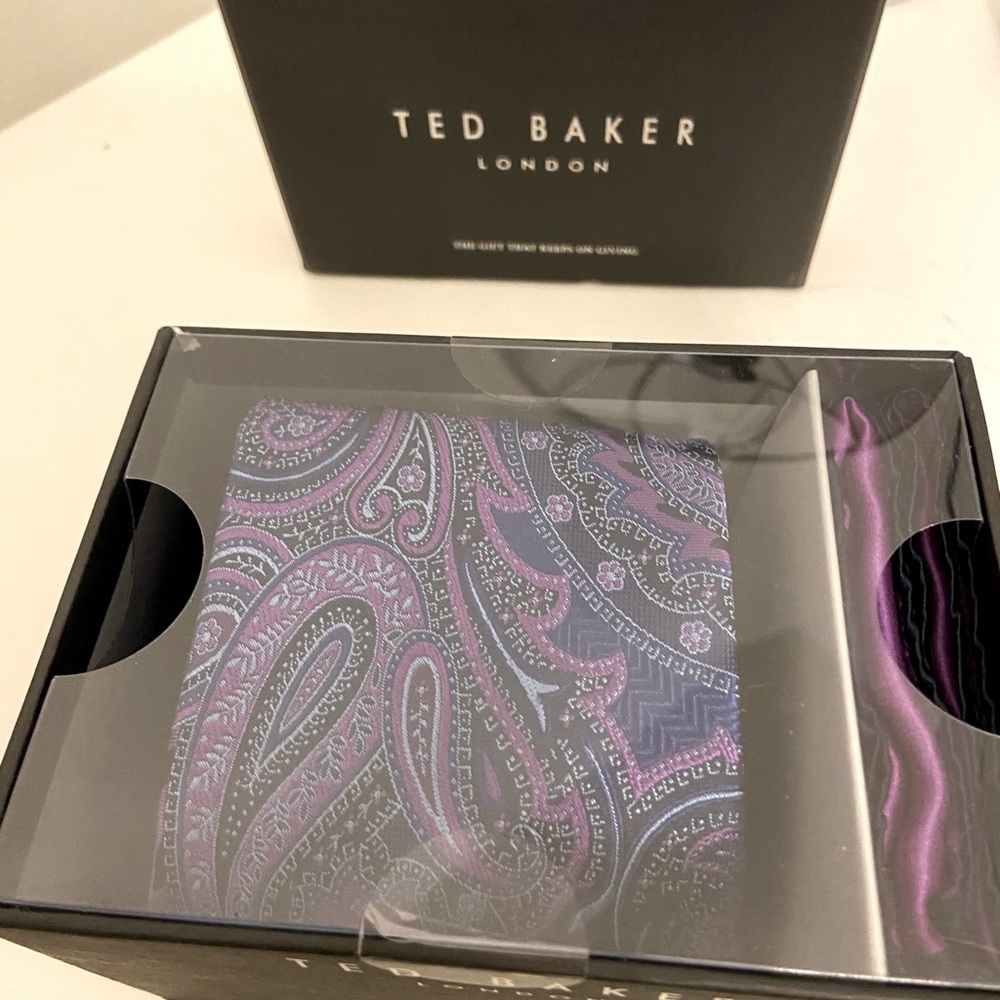 NWOT Ted Baker London Purple Tie OS